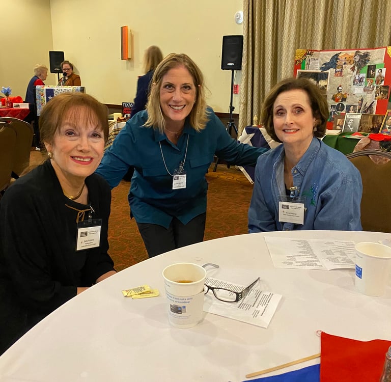 Kara Giangiulio, 2nd VP of the James Butler Bonham chapter, Daughters of the Republic of Texas