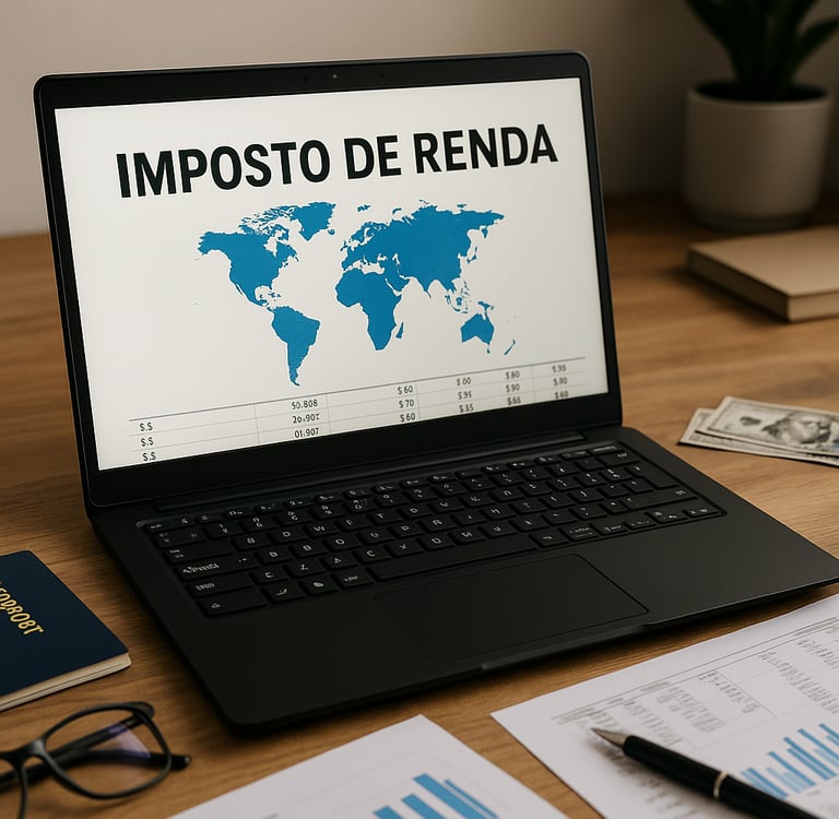 COMO DECLARAR IMPOSTO DE RENDA SOBRE RENDIMENTOS RECEBIDOS DO EXTERIOR EM 2025