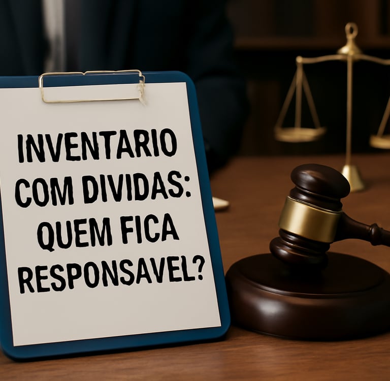 Inventário com Dívidas Quem Fica Responsável
