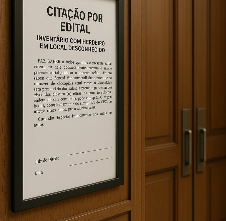 Inventário com Herdeiro em Local Desconhecido Como Proceder sem Bloquear o Processo