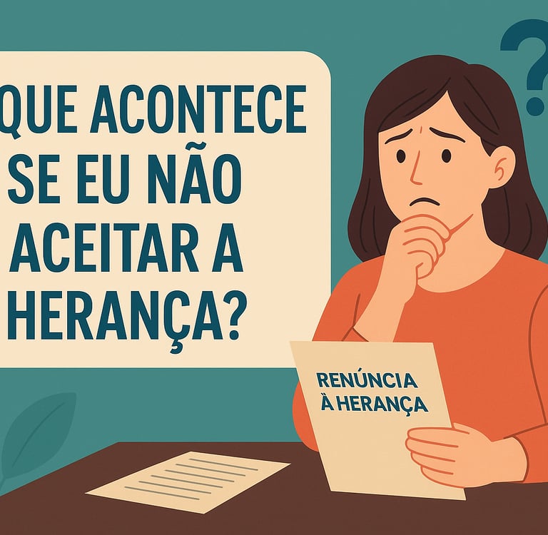 O Que Acontece se Eu Não Aceitar a Herança