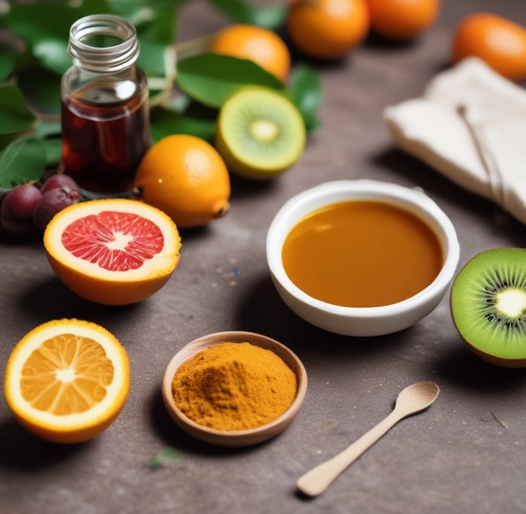 Monk fruito, en povlo mok fruit en jarabe Endulzante natural.