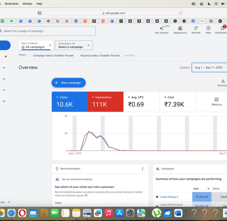 SEO and Google Ads results – Pixel Loom Digital performance insights by Dhana Sekaran seo expert