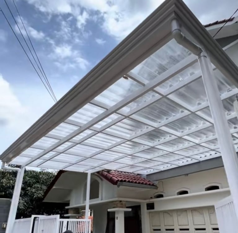 Canopy Alderon Twin Layer Transparan TP