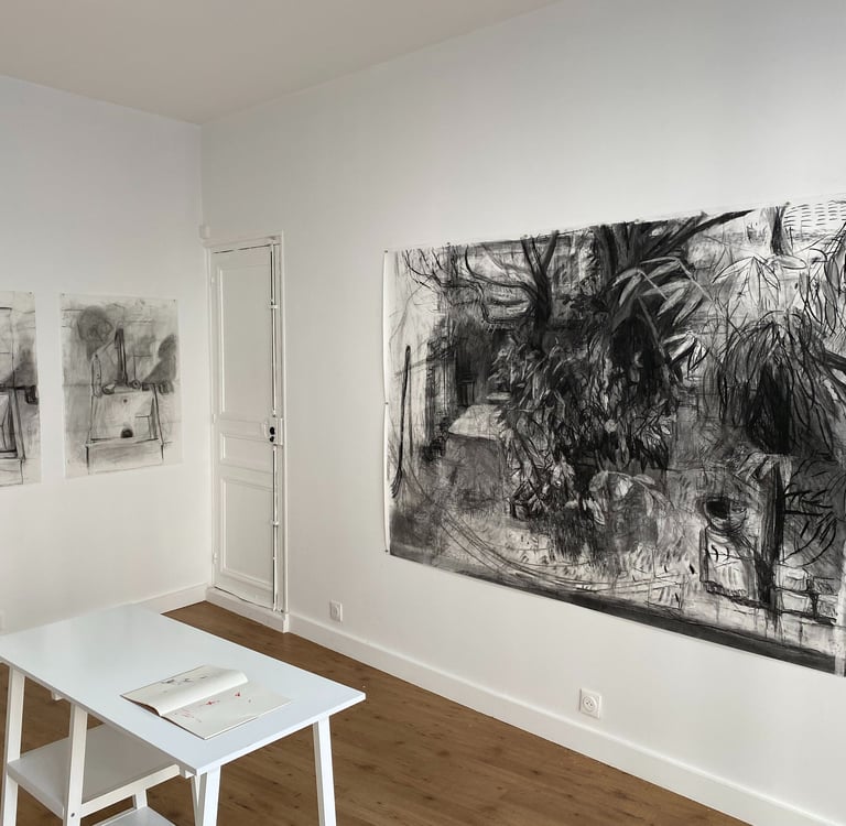 Galerie Maxime Allain Marine Bikard Partition du dehors