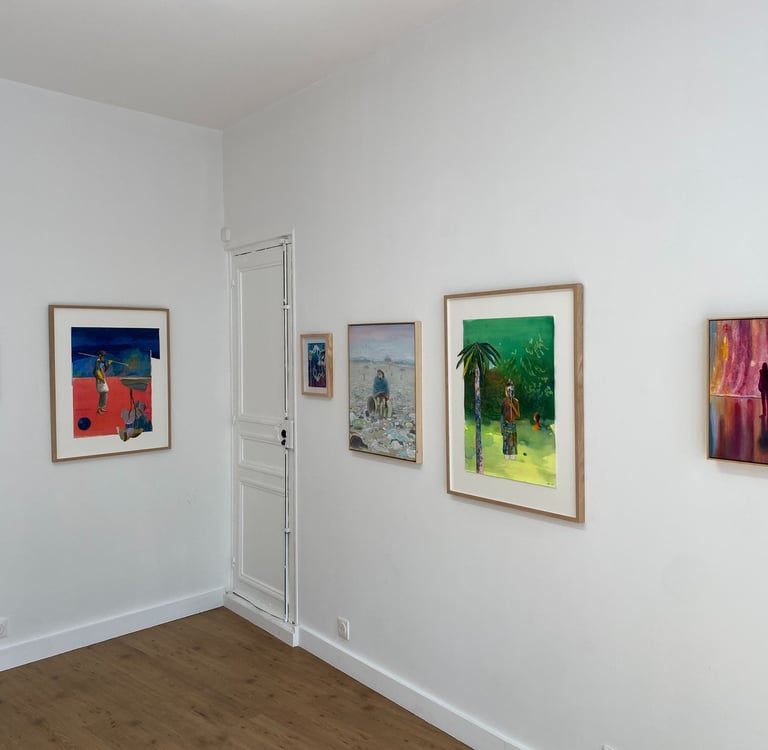 Galerie Maxime allain Marie-Anita Gaube Arthur metz artiste