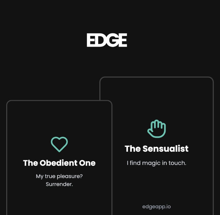 Edge kink profile results cards