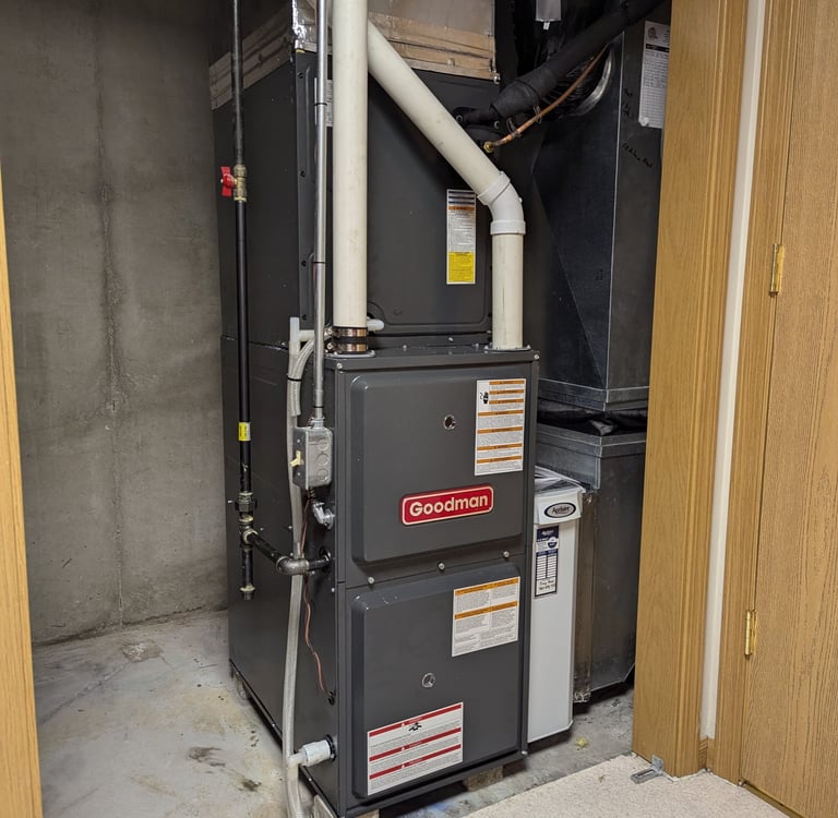 A new furnace for this family in Reeseville, WI will have them heating their house this winter.