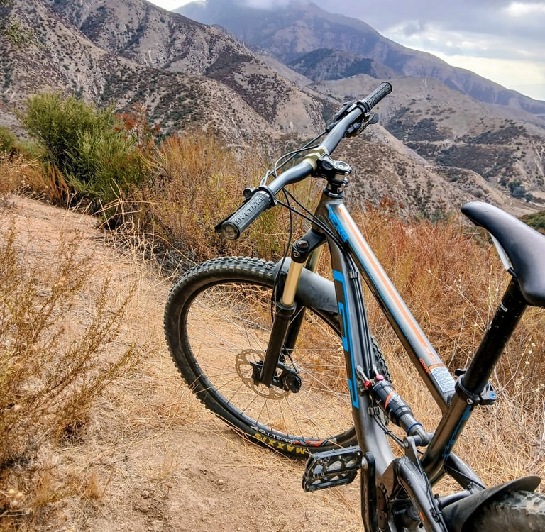 mountain bike with regular tubed tires