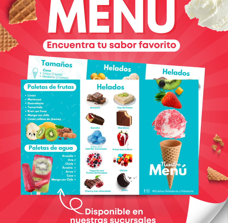 Ya conoces el menú Cubitos