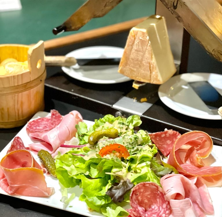 Traditional raclette