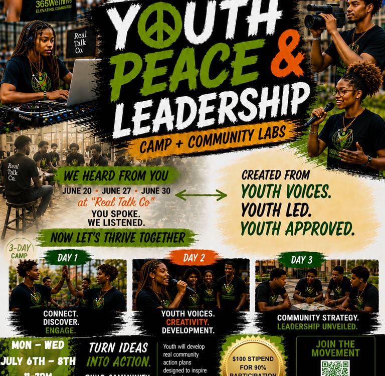 365 WE THRIVE 3-DAY PEACE & LEADERSHIP CAMP
