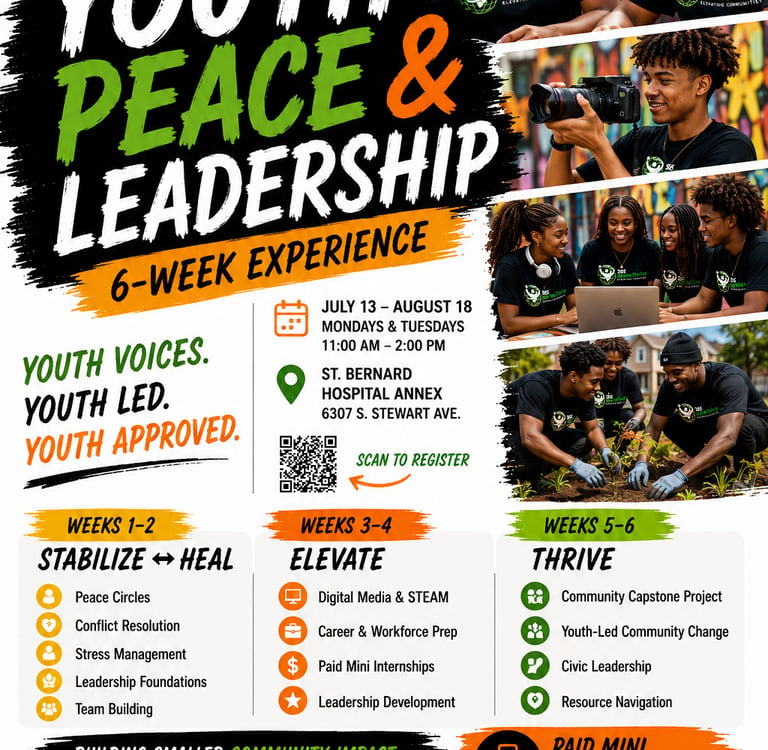 365 We Thrive's 6-week Peace, Leadership & Economic Mobility Camp ENGLEWOOD