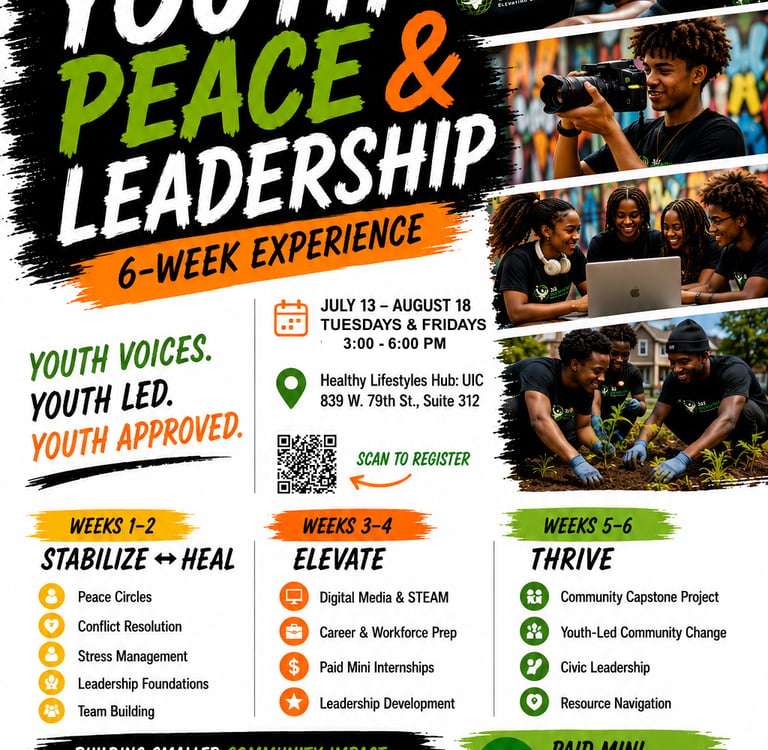 365 We Thrive's 6-week Peace, Leadership & Economic Mobility Camp AUBURN GRESHAM