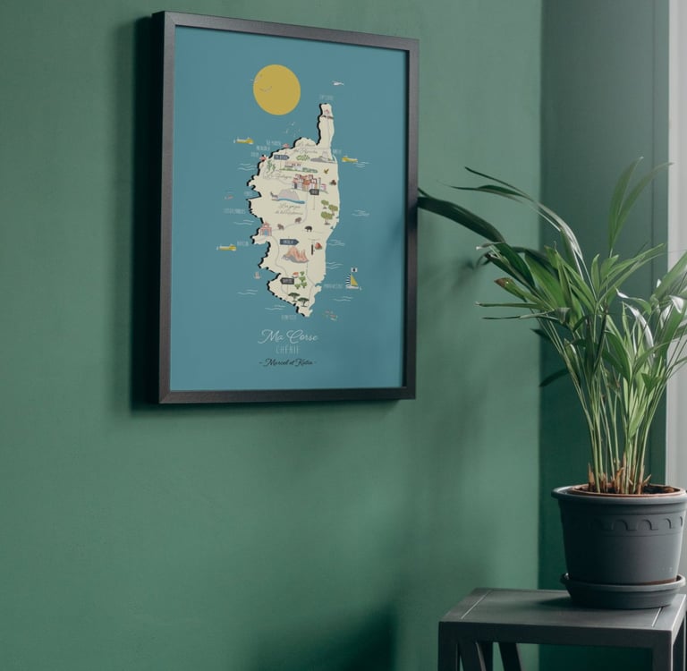 Illustrations personnalisées qui immortalisent les lieux qui vont sont chers avec émotions