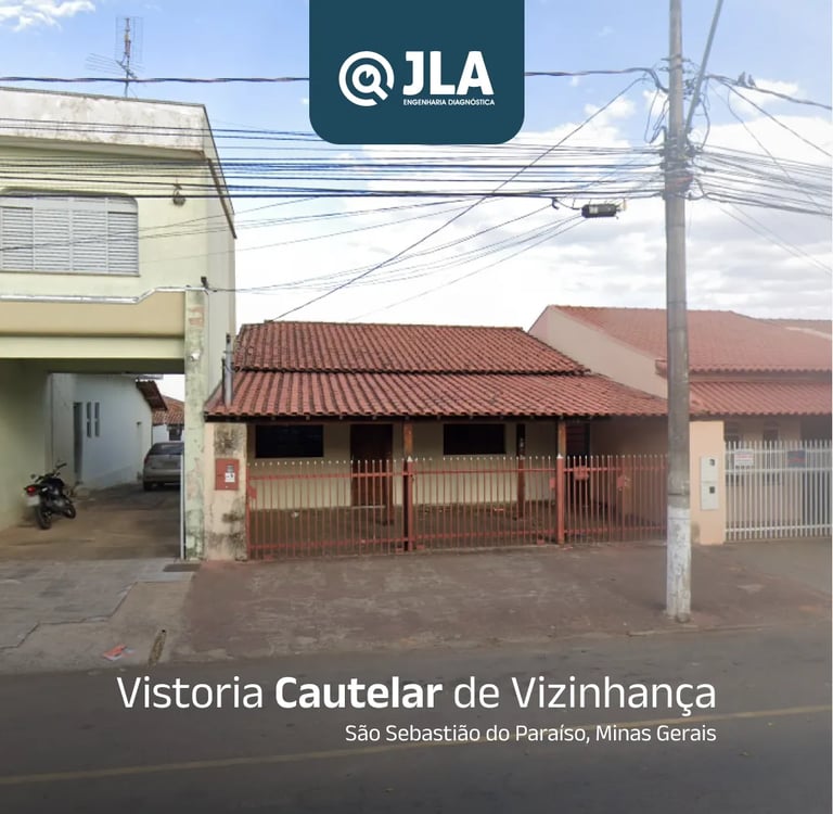 vistoria cautelar de vizinhança feita por nós em são sebastião do paraíso
