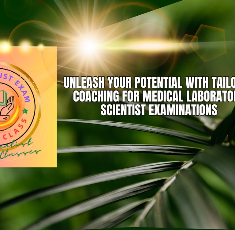 it is about coaching for lab scientist exam.