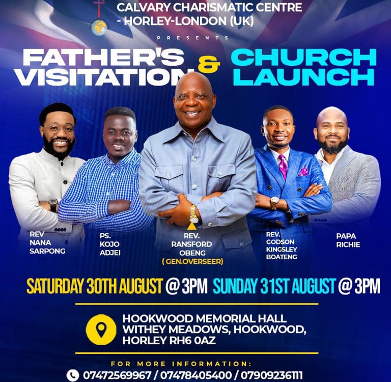 ccc church launch london calvary charismatic centre