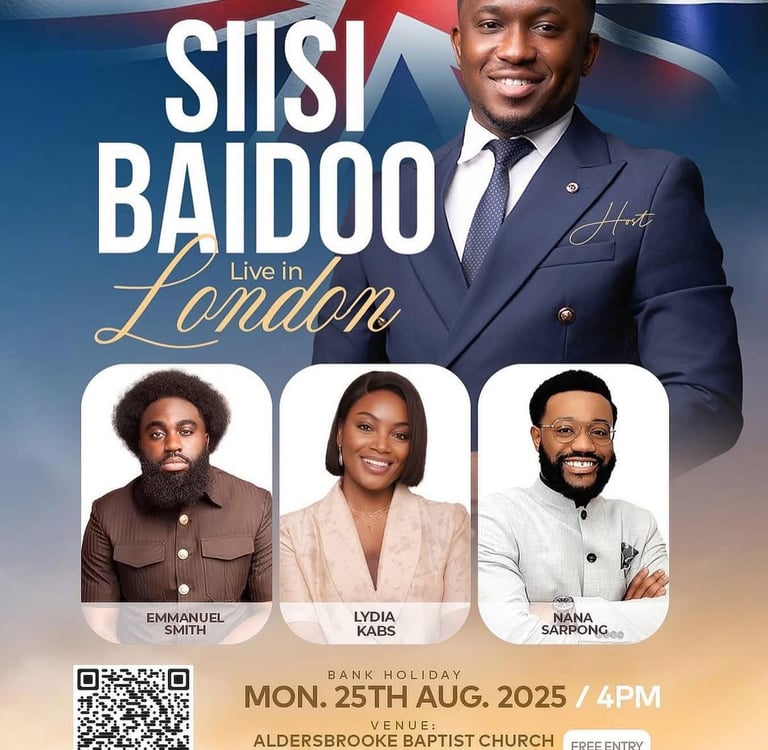 siisi baidoo london aldersbrook baptist church uk international praise centre ipc london
