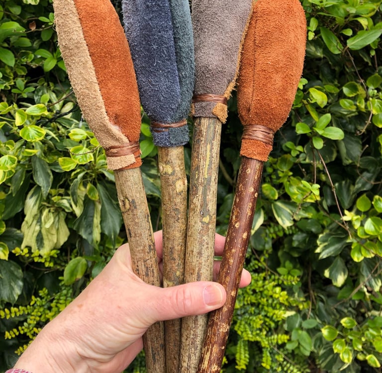 handcrafted drum beaters