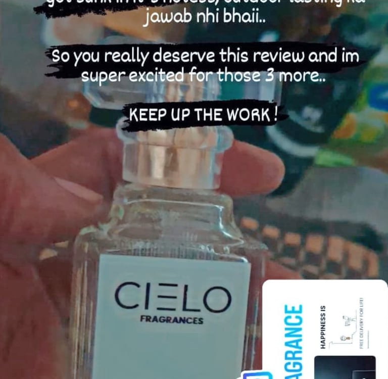 cielo fragrances best long lasting perfume impressions in karachi