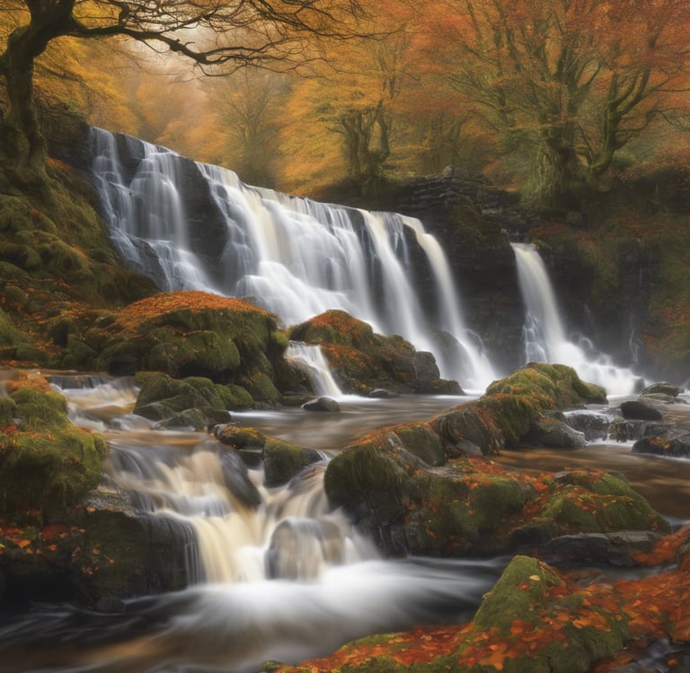 Waterfall landscape photograph Photography Workshop