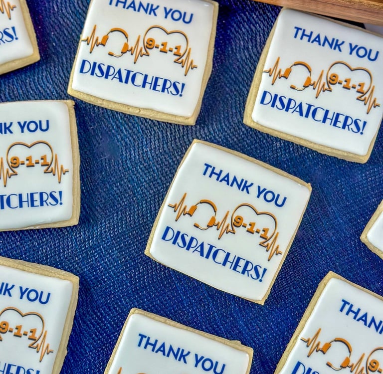 sugar cookies with an edible image printed on them