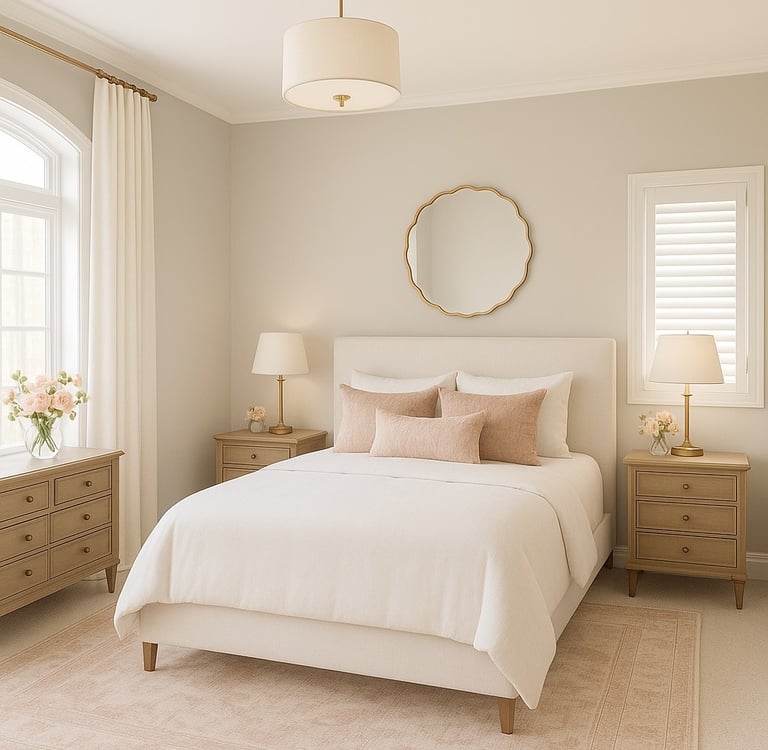 Cadence Interiors Interior Design in Minnesota MN Bedroom Custom Furnishing Furniture Styling