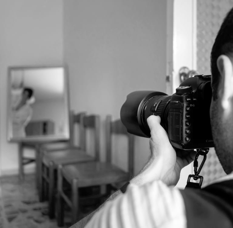 fotografo con sposa
