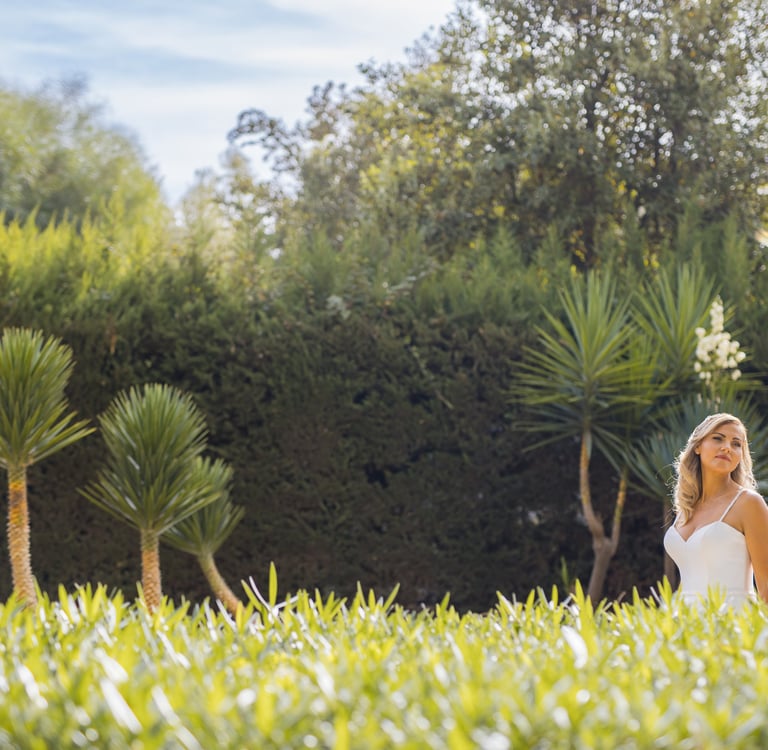 sposa in una location da sogno