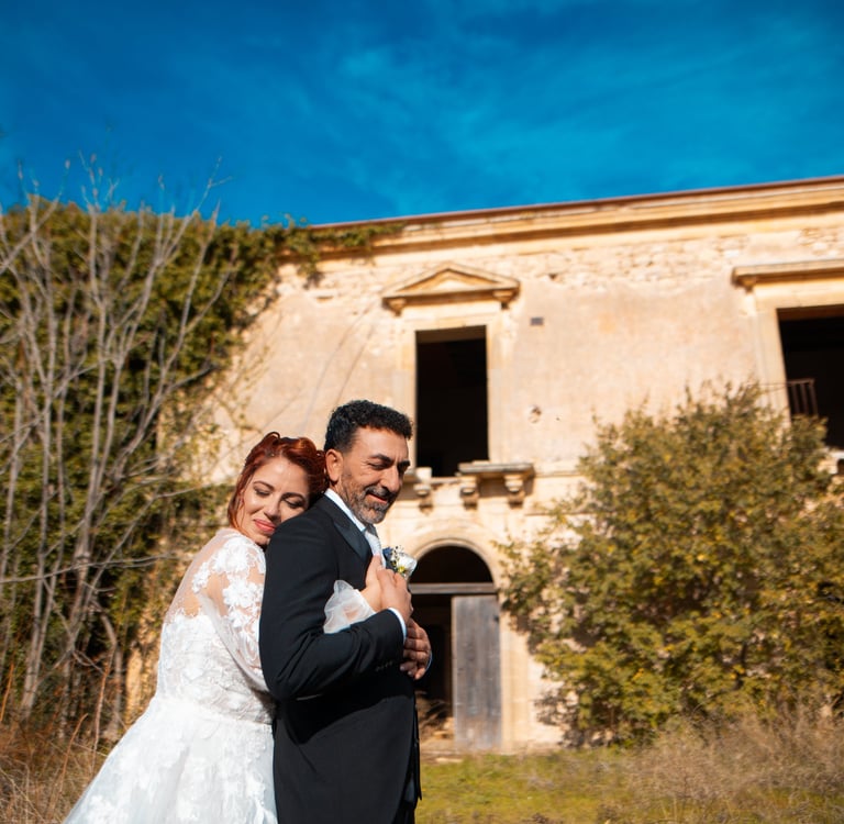 sposi in campagna