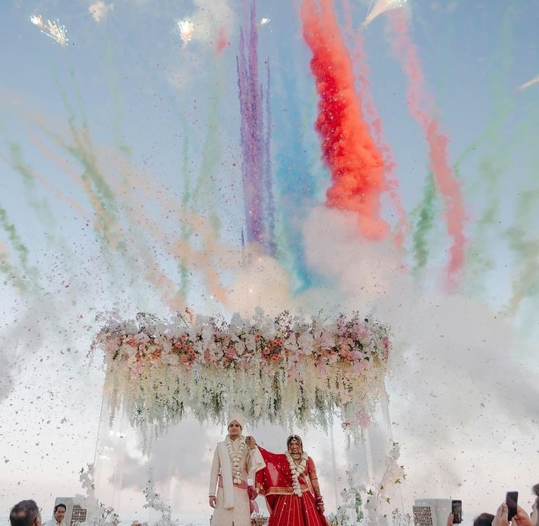 BEST BRIDE GROOM ENTRY & JAIMALA THEMES BY GEET EVENTS