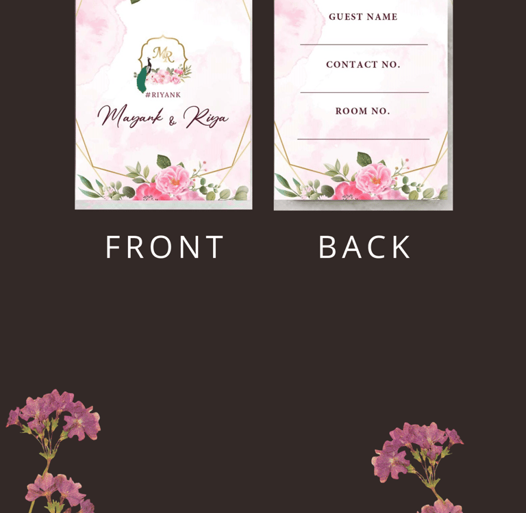 Luggage Tags by Geet Events