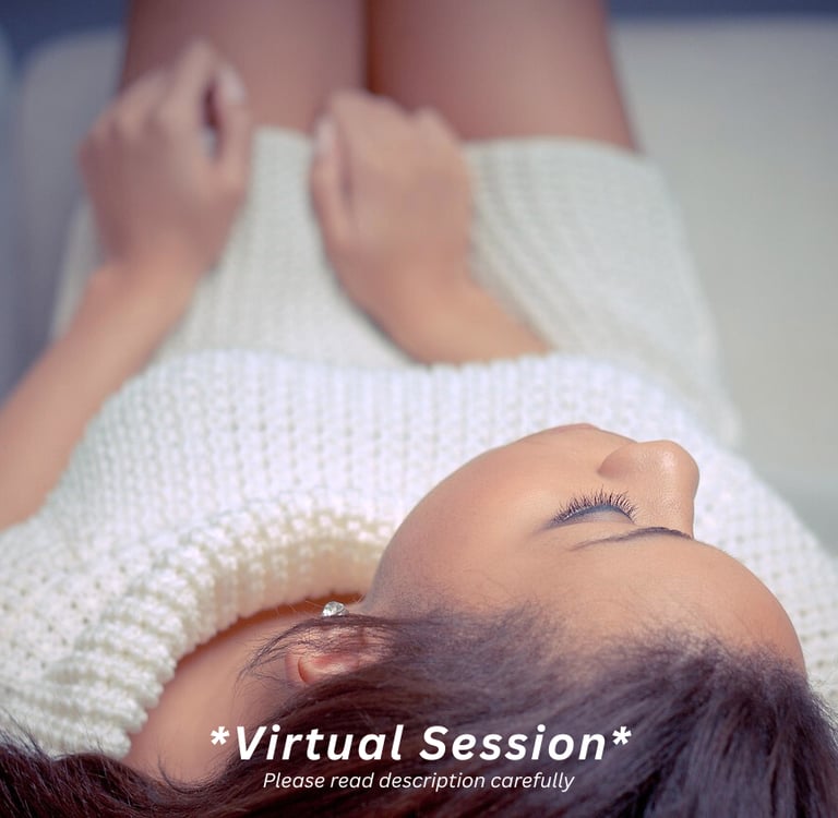 woman laying down in her home