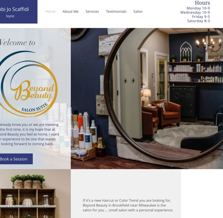 beyond beauty stylist spa