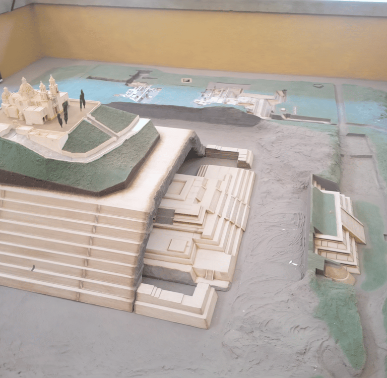 Model of Cholula Pyramid Complex