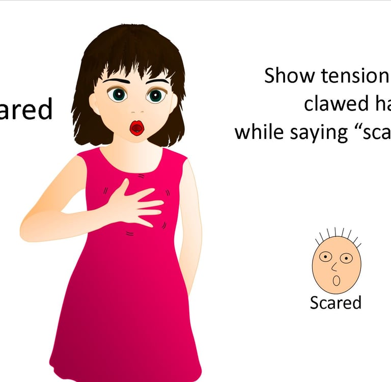 Makaton: "Scared"