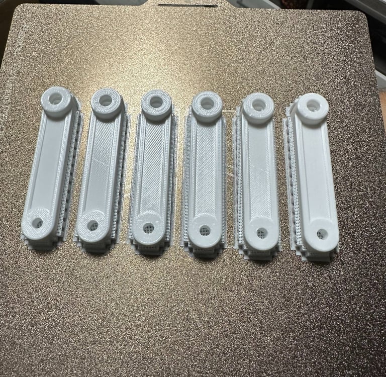 3D-Druck Gartenstuhl Verbinder weiß