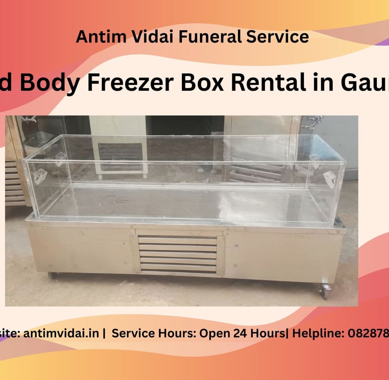 Dead Body Freezer Box in Crossing Republik ghaziabad