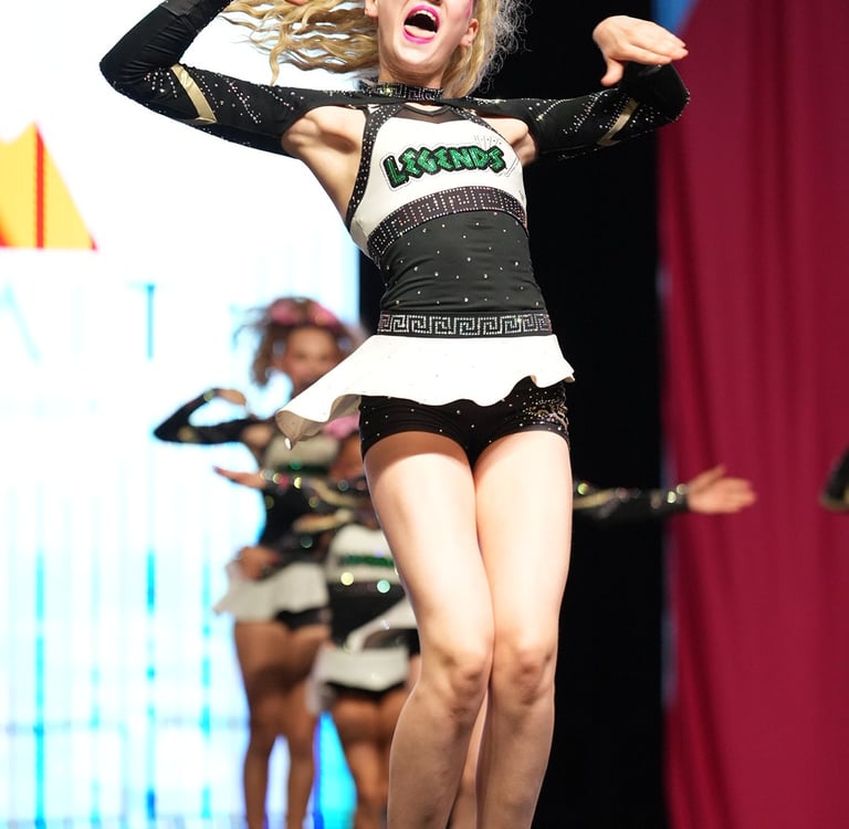 Baylor during her champion ship performance