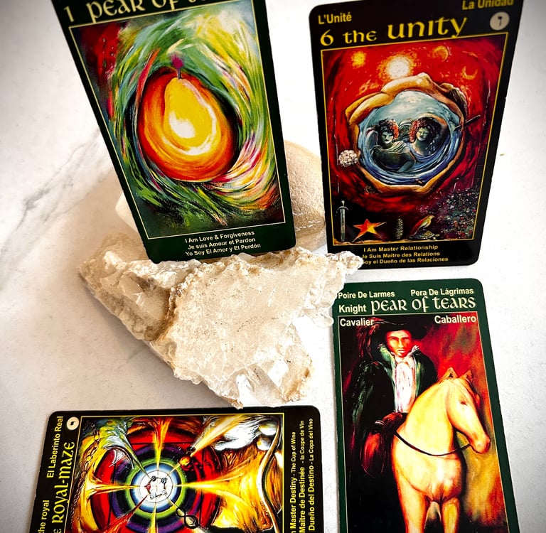Love Tarot reading 4 cards New relationship romance and destiny
