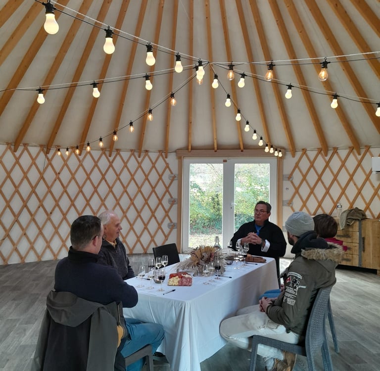 Mindfulness wine tasting