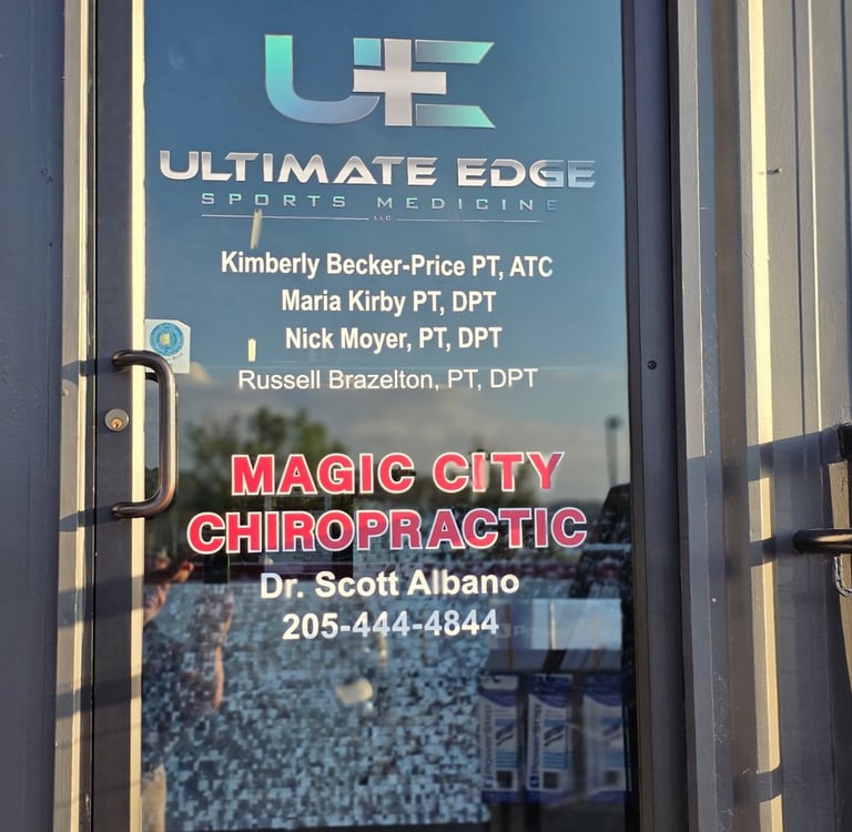 Front door to Magic City Chiropractic