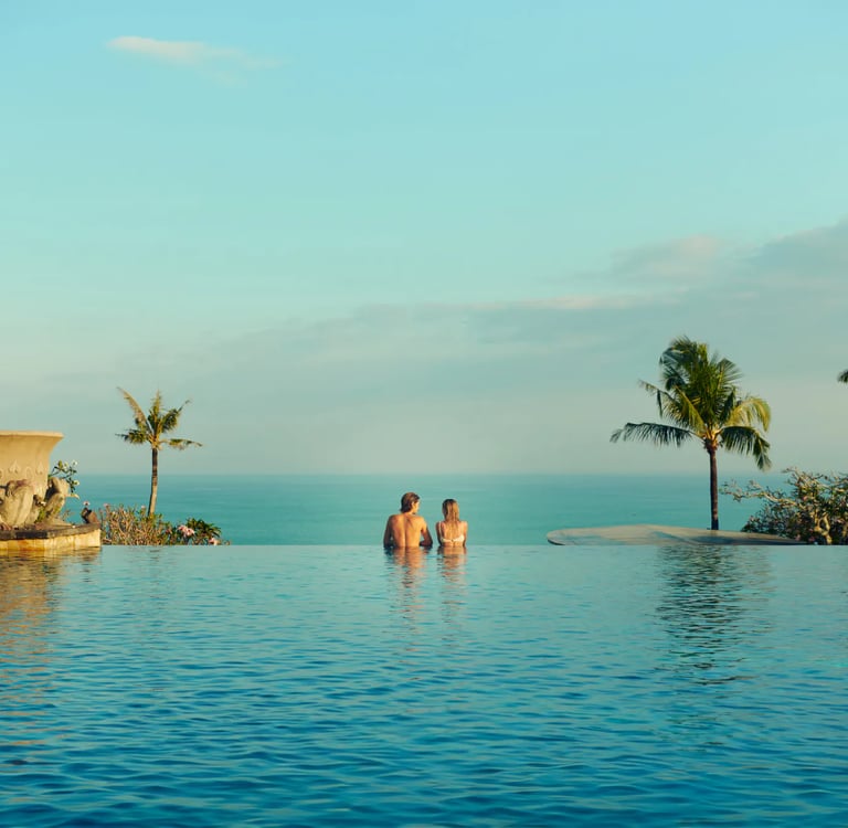 Infinity Pools That Touch the Horizon