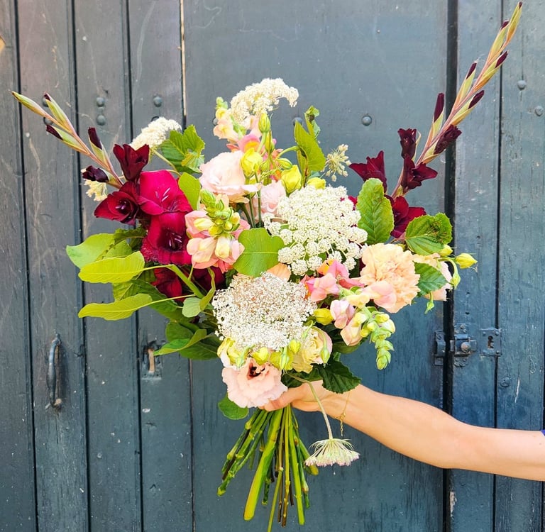 Bouquet fleurs locales de saison