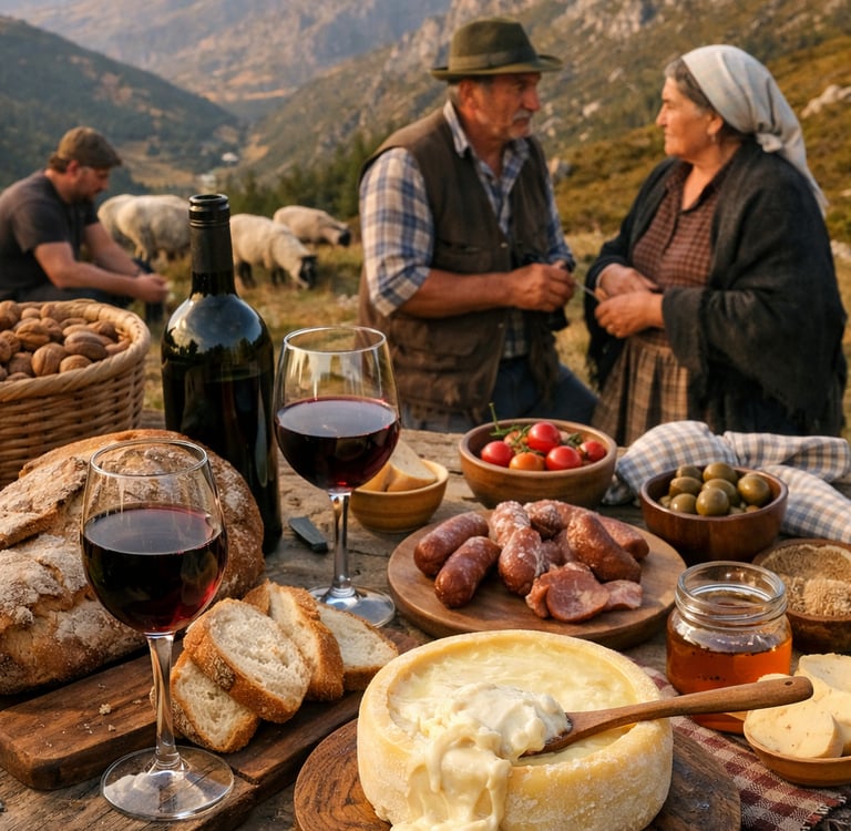 traditional food gastronomy Serra da estrela experience portugal