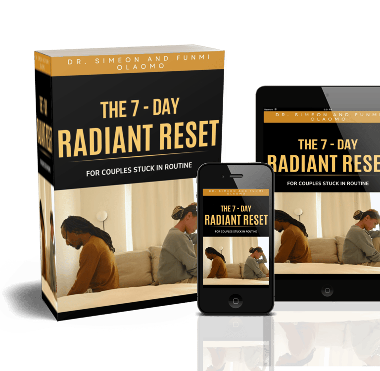 a phone and a phone with the book the 7 - day radiant reset