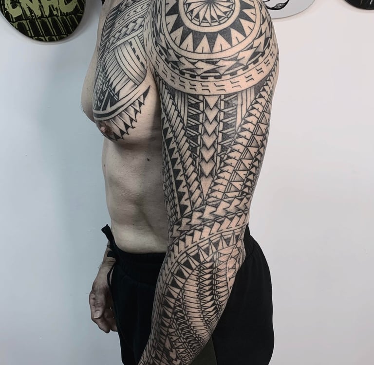 maori tattoo tribal french polynesian mandala geometric nevermoresg singapore tattooseow