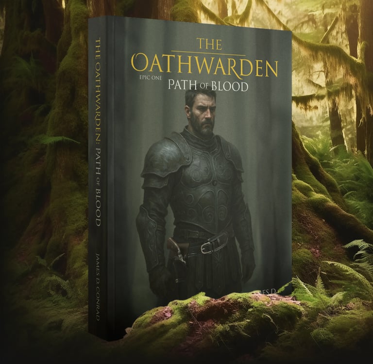 The Oathwarden: Path of Blook book mockup