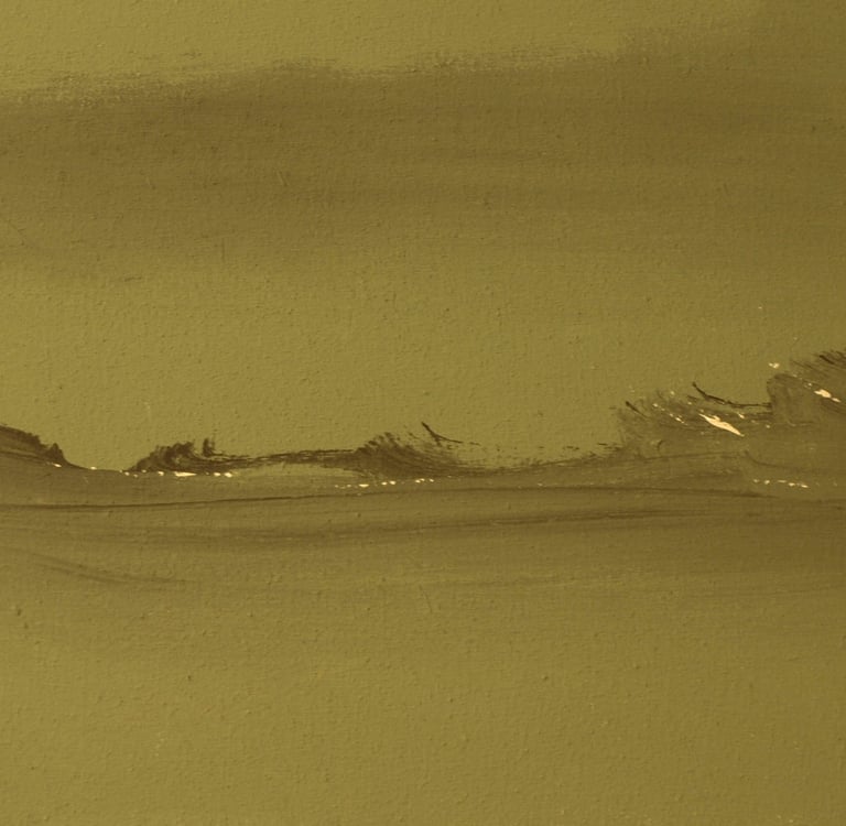 Jaï - Acrylique sur toile "Du vague à l'âme"-33x41cm VENDU - Collection "Les grands Espaces " 2025